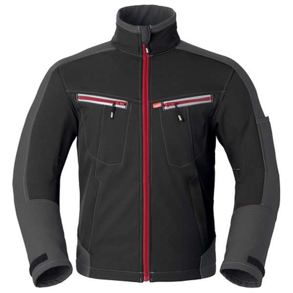 Havep 40145 Softshell Zwart/Charcoal Grijs maat M