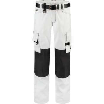 Tricorp Worker canvas met Cordura - Workwear - 502009 - Wit Donkergrijs - maat 64