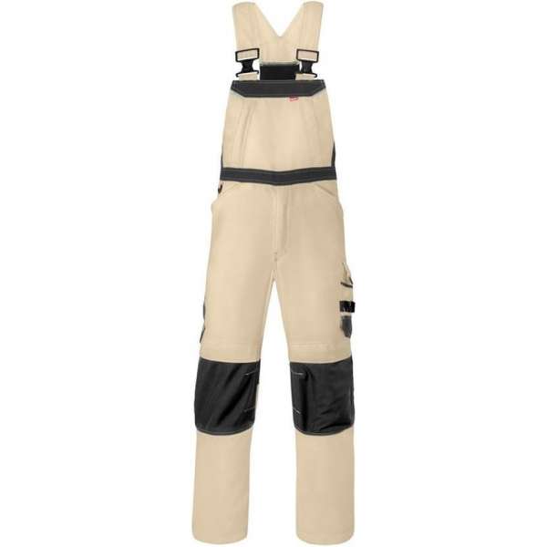 HAVEP Amerikaanse overall/Bretelbroek - Attitude - 20195 - Kaki/Antraciet - maat 50