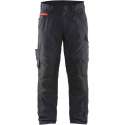 Blaklader Service Werkbroek met stretch 1495-1330 - Mannen - Zwart/Rood - 60