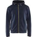 Blåkläder 3363-2526 Hoodie met rits Donkerblauw/Geel maat XL