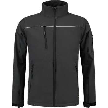 Tricorp soft shell jack - Workwear - 402006 - donkergrijs - maat XS