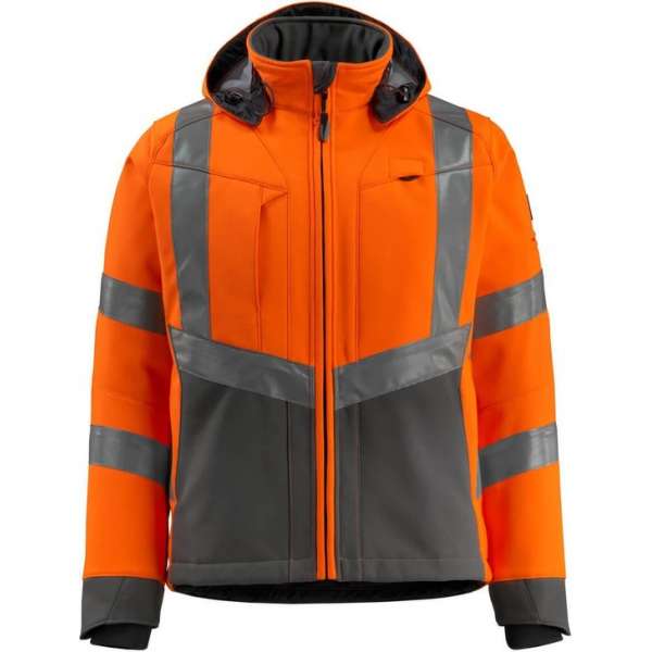 Mascot softshell Blackpool fluororanje/donkerantraciet
