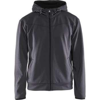 Blåkläder 3363-2526 Hoodie met rits Medium Grijs/Zwart - Maat XS