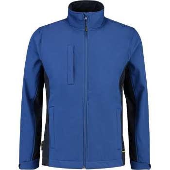 Tricorp Soft Shell Jack Bi-Color - Workwear - 402002 - Royalblauw-Navy - maat 4XL