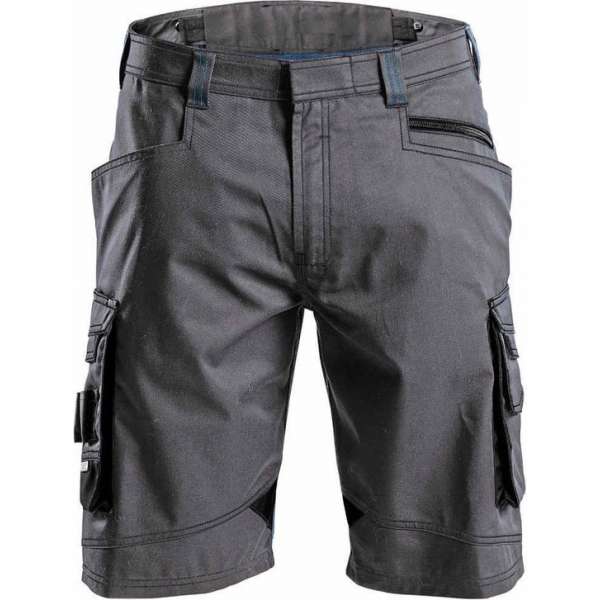 DASSY Cosmic D-FX Korte Werkbroek Grijs/Zwart DASSY Cosmic D-FX Korte Werkbroek Grijs/Zwart