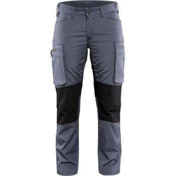 Blaklader Dames Service werkbroek Stretch 7159-1845 - Vrouwen - Grijs/Zwart - 34