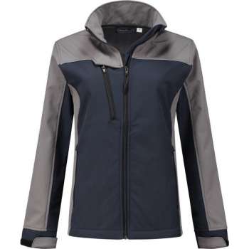 WorkWoman Softshell Jack Summer - 25021 navy / grijs - Maat M