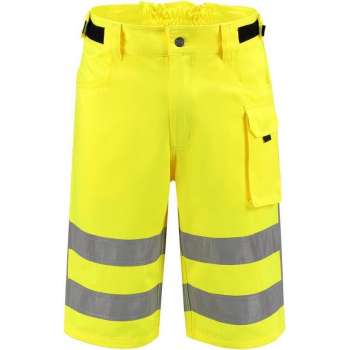Tricorp Werkbroek RWS Kort  503006 Fluor Geel  - Maat 64