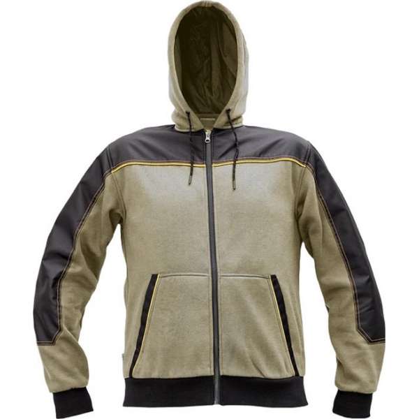 Cerva Cremorne Hooded vest olijf groen maat 2XL Cerva Cremorne Hooded vest olijf groen maat 2XL