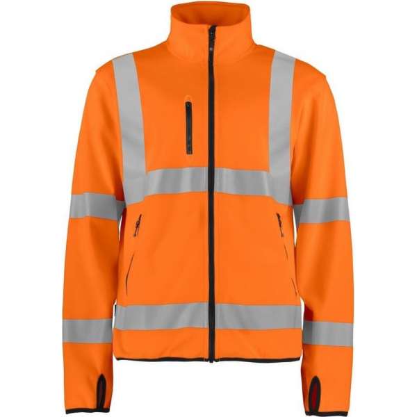Projob Prio lichte softshell - Oranje / Zwart - 6105 - maat 4XL Projob Prio lichte softshell - Oranje / Zwart - 6105 - maat 4XL