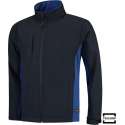 Tricorp Soft Shell Jack Bi-Color - Workwear - 402002 - Navy-Royalblauw - maat 7XL