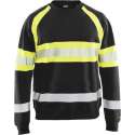 Blaklader Sweater High Vis - Zwart/High Vis Geel - 5XL