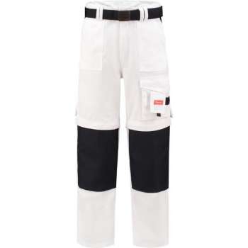 Workman Classic Worker - 1004 wit / navy - Maat 53
