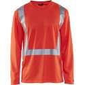 Blåkläder 3383-1011 T-shirt lange mouw High Vis Rood Highviz maat XL