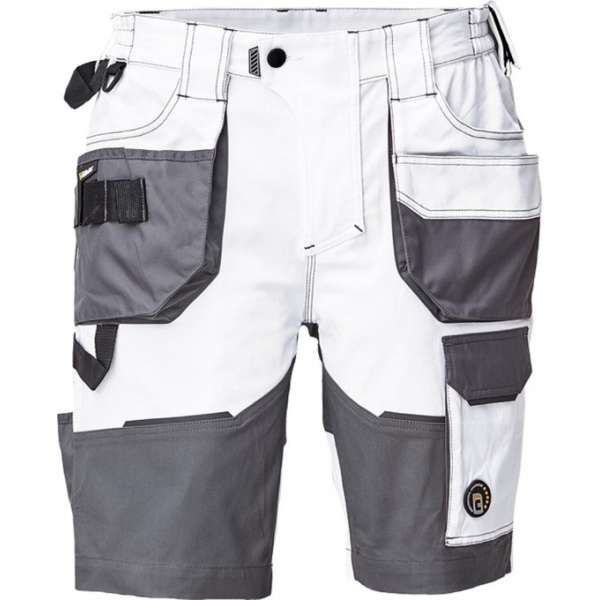 Cerva Dayboro korte werkbroek/short wit maat 52 (schilder/stucadoor) Cerva Dayboro korte werkbroek/short wit maat 52 (schilder/stucadoor)