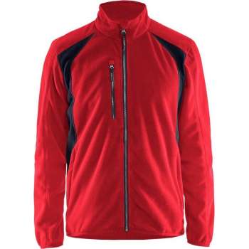 Blaklader Fleecejack - Rood/Zwart - S