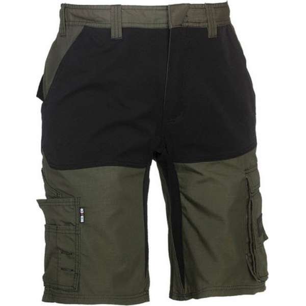 Herock Hespar korte werkbroek Experts (1901) - Khaki | Zwart - 44 Herock Hespar korte werkbroek Experts (1901) - Khaki | Zwart - 44
