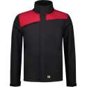 Tricorp Softshell Bicolor Naden 402021 - Mannen - Zwart/Rood - 3XL