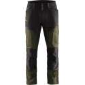 Blaklader Service werkbroek met stretch 1456-1845 - Mannen - Groen/Zwart - 46