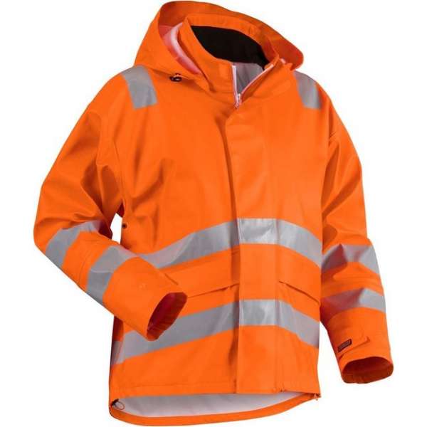 Blåkläder 4302-2003 Regenjas High vis zware kwaliteit Oranje maat L Blåkläder 4302-2003 Regenjas High vis zware kwaliteit Oranje maat L