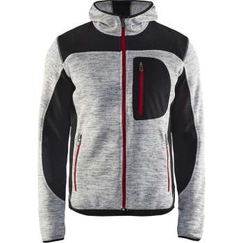 Blaklader Gebreid vest met softshell 4930-2117 - Mannen - Dark Navy/Zwart - XXL