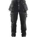 Blaklader Werkspijkerbroek Stretch X1900 1999-1141 - Mannen - Zwart - 44