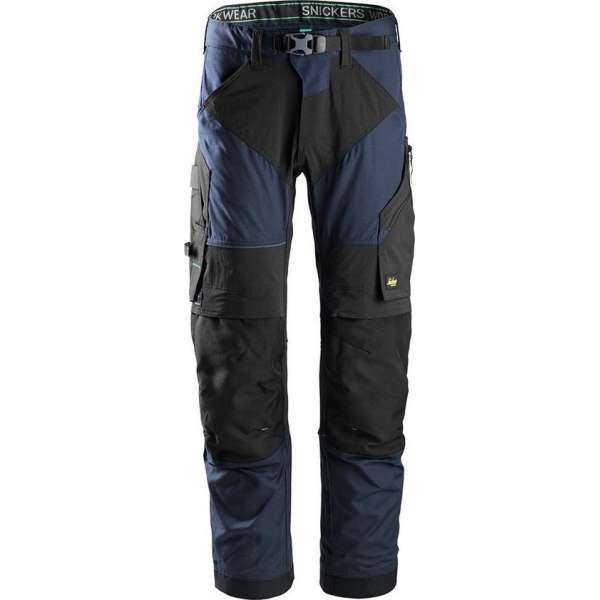 Snickers FlexiWork Werkbroek Stretch+ 6903 - Mannen - Navy/Zwart - 56 Snickers FlexiWork Werkbroek Stretch+ 6903 - Mannen - Navy/Zwart - 56