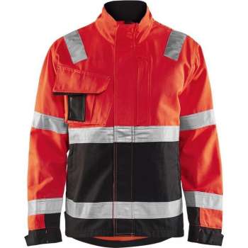 Blaklader Jack High Vis - High Vis Rood/Zwart - XL