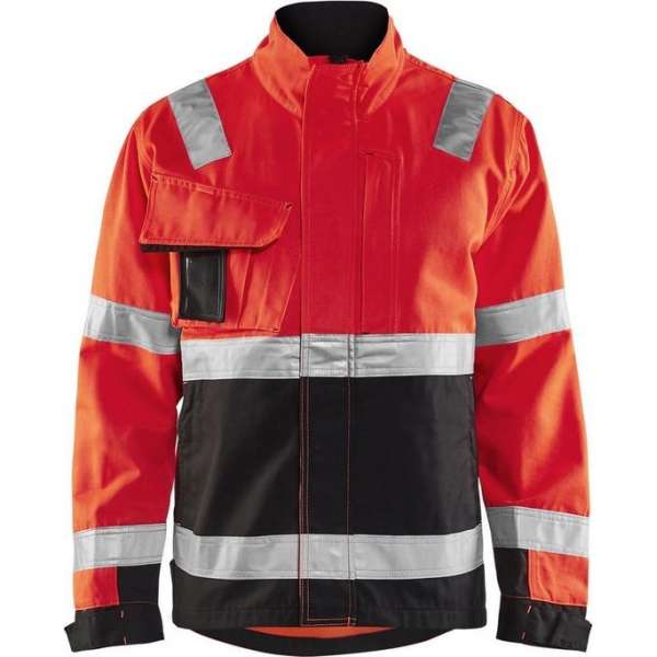 Blaklader Jack High Vis - High Vis Rood/Zwart - XL Blaklader Jack High Vis - High Vis Rood/Zwart - XL