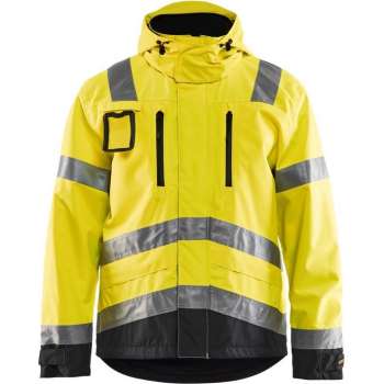 Blåkläder 4837-1977 Jack Ongevoerd High Vis Geel/Zwart maat 4XL