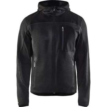 Blaklader Gebreide vest Softshell donkergrijs - maat L