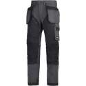 Snickers Ruffwork werkbroek 6203-5804 Steelgrey/Black mt.46