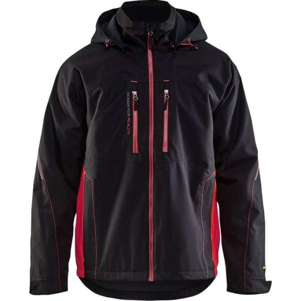 Blaklader Lichtgewicht winterjas 4890-1977 - Mannen - Zwart/Rood - 3XL Blaklader Lichtgewicht winterjas 4890-1977 - Mannen - Zwart/Rood - 3XL