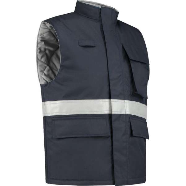 Dapro Protector Multinorm Waterbestendige Bodywarmer - Maat 2XL - Marineblauw , antistatisch en chemicaliën resistent Dapro Protector Multinorm Waterbestendige Bodywarmer - Maat 2XL - Marineblauw , antistatisch en chemicaliën resistent