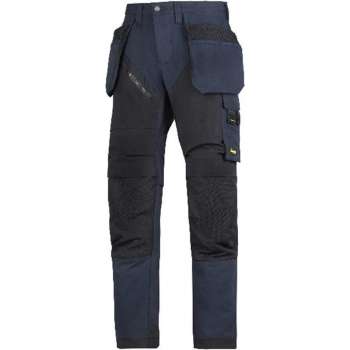Snickers Ruffwork werkbroek 6203-9504 Navy/Black mt.64