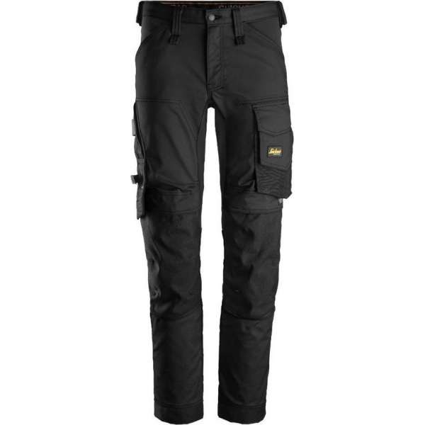 Snickers AllroundWork Stretch Werkbroek 6341 - Mannen - Zwart - 48