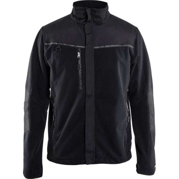 Blåkläder 4955-2524 Fleece jack functioneel Zwart maat S Blåkläder 4955-2524 Fleece jack functioneel Zwart maat S