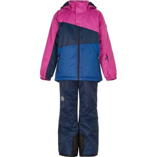 Color Kids - Skipak voor meisjes - Colorblock - Roze - maat 116cm Color Kids - Skipak voor meisjes - Colorblock - Roze - maat 116cm
