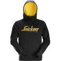 Snickers Workwear logo hoodie zwart XL