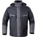 HAVEP 50171 Parka Zwart/charcoal grijs L