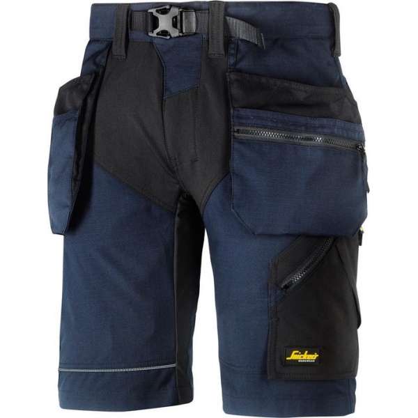Snickers FlexiWork Stretch Korte broek+ HP 6904 - Mannen - Navy/Zwart - 56 Snickers FlexiWork Stretch Korte broek+ HP 6904 - Mannen - Navy/Zwart - 56