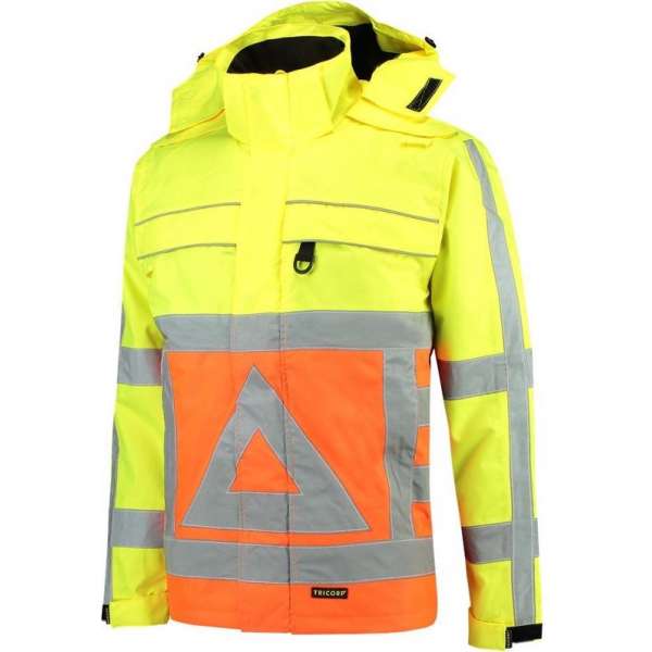 Tricorp Parka verkeersregelaar - Workwear - 403001 - Fluor Oranje-Geel - maat L Tricorp Parka verkeersregelaar - Workwear - 403001 - Fluor Oranje-Geel - maat L