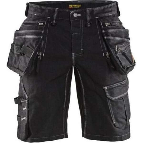 Blaklader BlÕklõder Short Denim Stretch X1900 zwart - maat C48 Blaklader BlÕklõder Short Denim Stretch X1900 zwart - maat C48