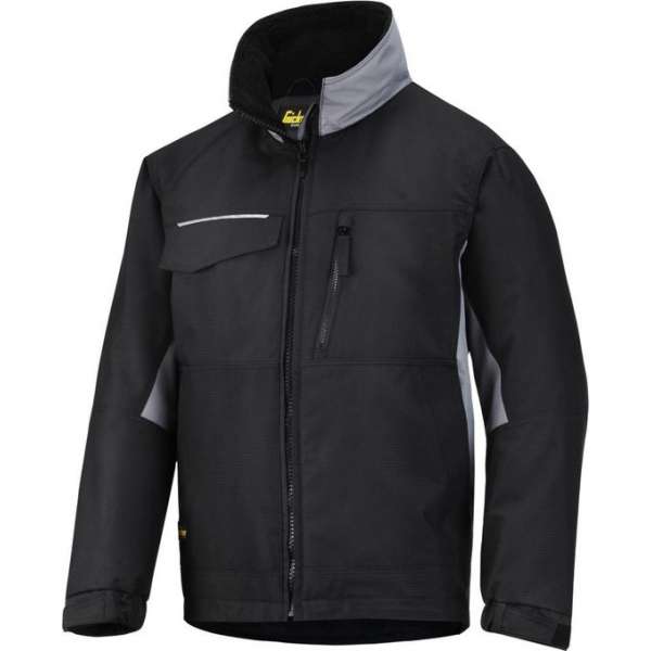 Snickers Workwear winterjack - Craftsmens - Zwart/grijs- mt. XL