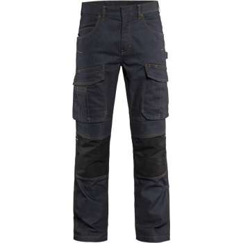 Blaklader Service werkbroek denim - Marineblauw/Zwart - D84