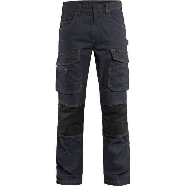 Blaklader Service werkbroek denim - Marineblauw/Zwart - D84 Blaklader Service werkbroek denim - Marineblauw/Zwart - D84