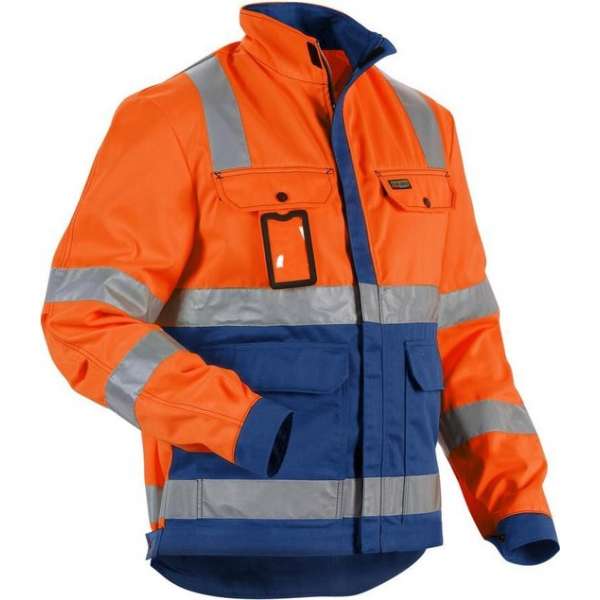 Blåkläder 4023-1804 Jack Ongevoerd High Vis Oranje/Korenblauw maat XL Blåkläder 4023-1804 Jack Ongevoerd High Vis Oranje/Korenblauw maat XL