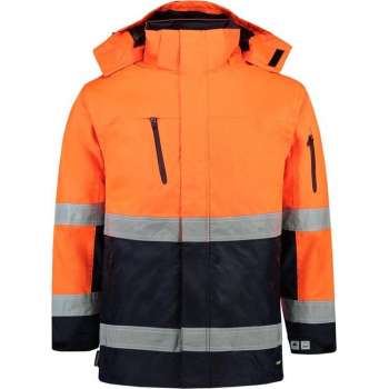 Tricorp Parka EN471 bi-color - Workwear - 403004 - fluor oranje / navy - Maat M