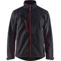Blåkläder 4950-2516 Softshell Jack Zwart/Rood maat L